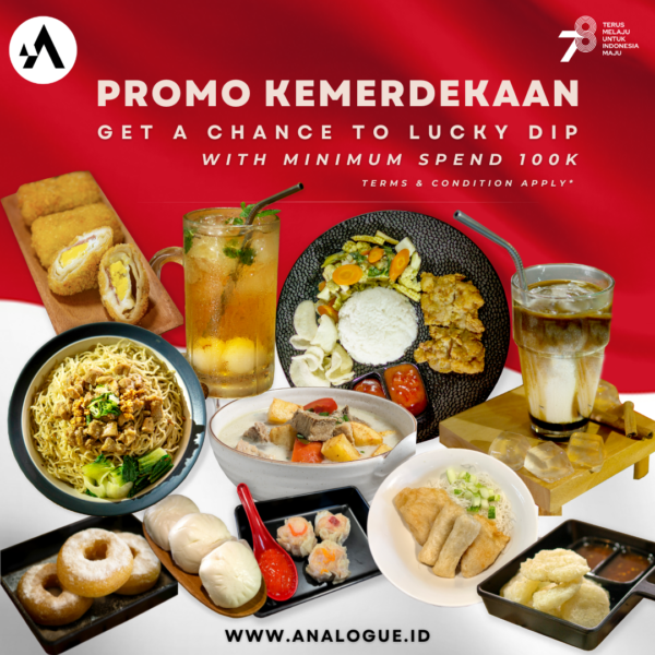 Nikmati Promo Kemerdekaan di Analogue Cafe